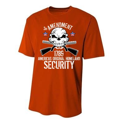 2nd Amendment 1789 Homeland Security Performance Sprint T-Shirt