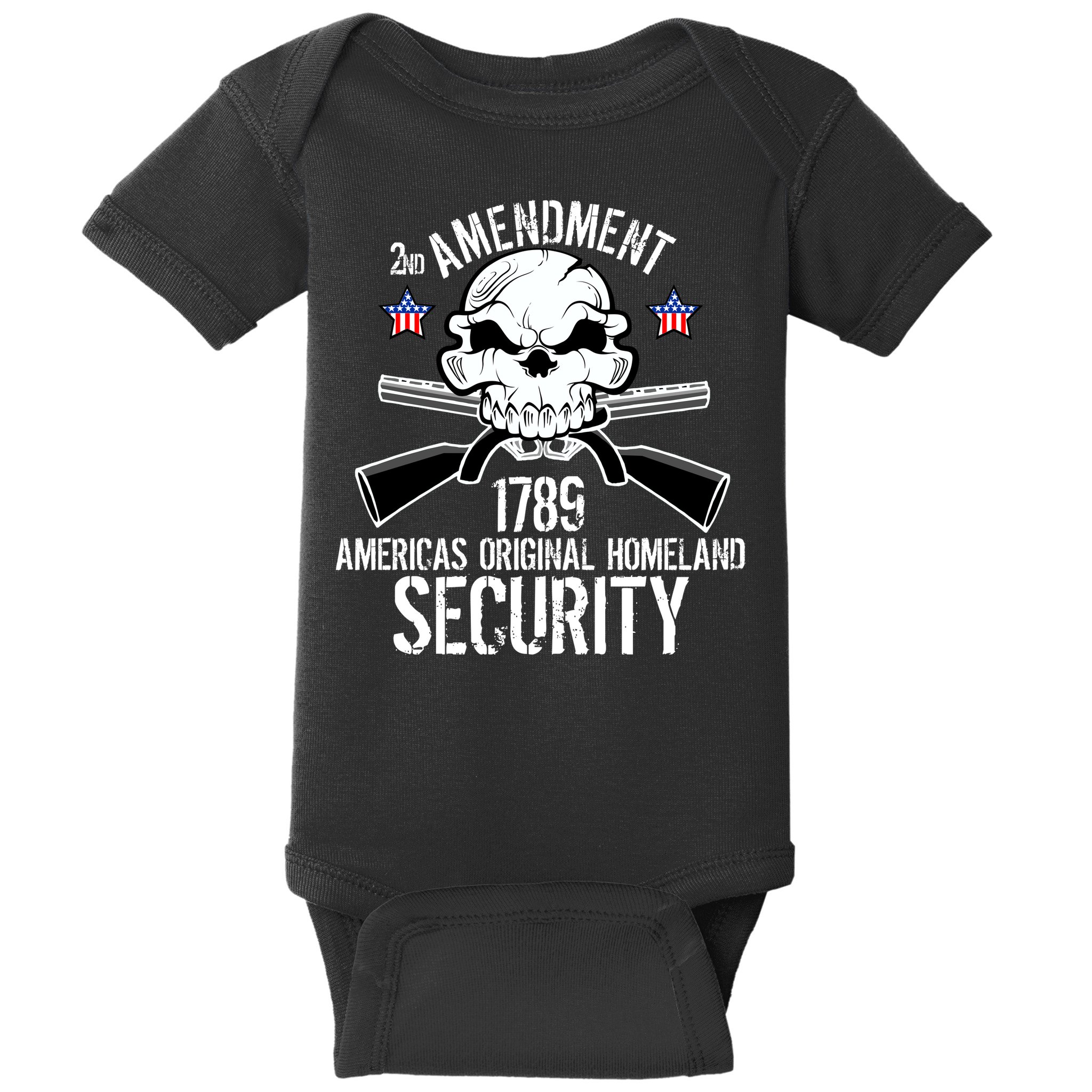 2nd Amendment 1789 Homeland Security Baby Bodysuit