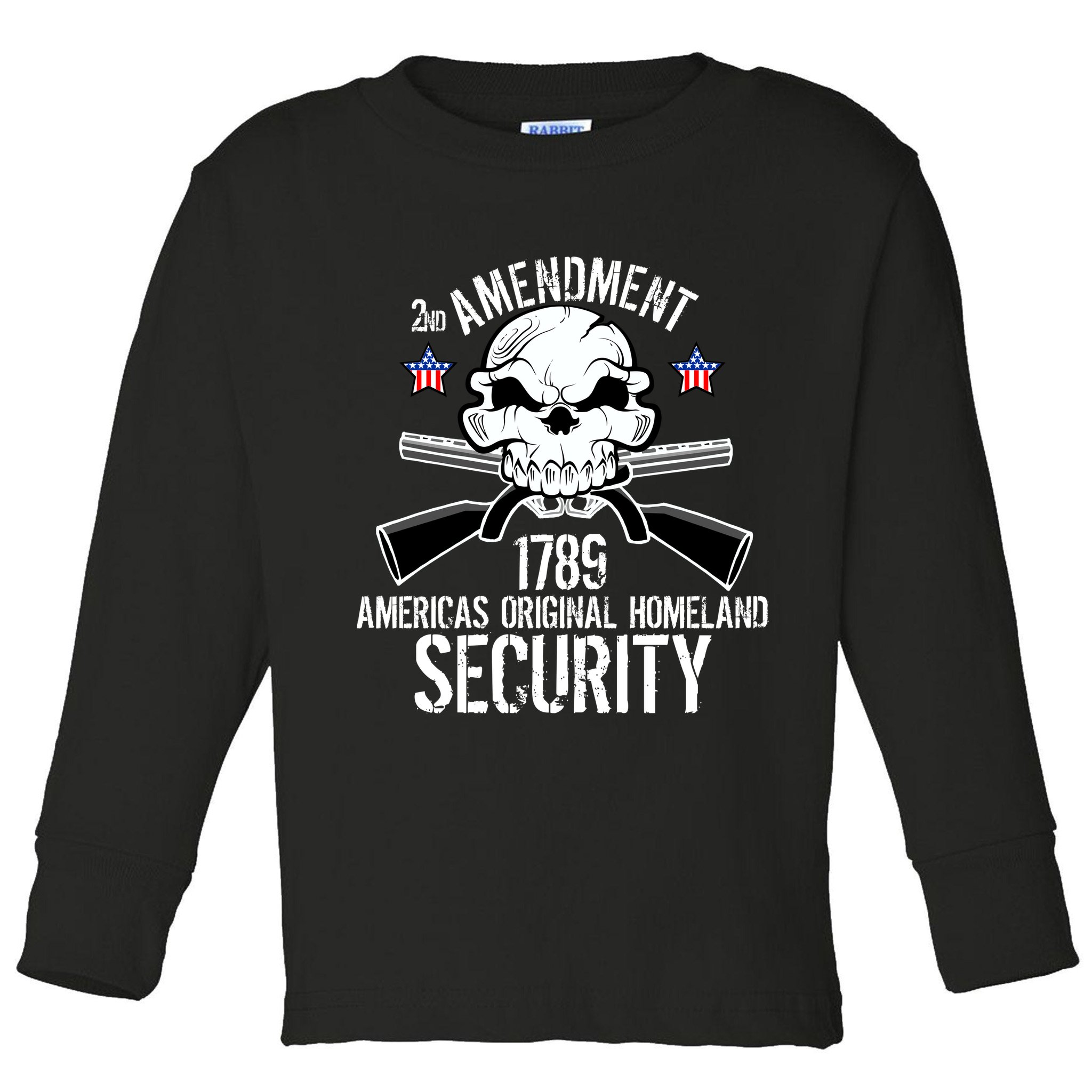 2nd Amendment 1789 Homeland Security Toddler Long Sleeve Shirt