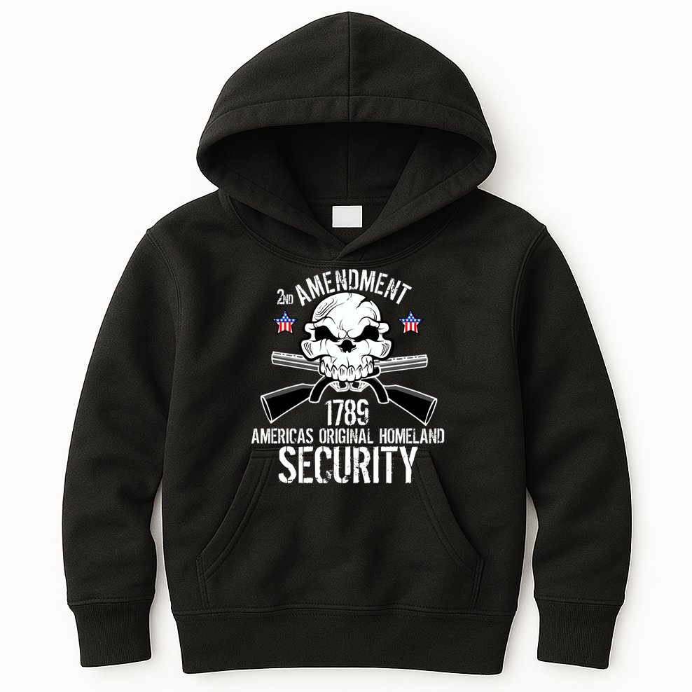2nd Amendment 1789 Homeland Security Kids Hoodie