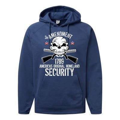 2nd Amendment 1789 Homeland Security Performance Fleece Hoodie