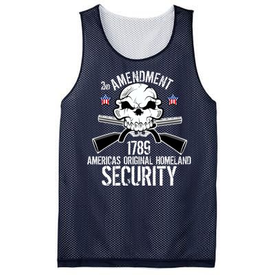 2nd Amendment 1789 Homeland Security Mesh Reversible Basketball Jersey Tank