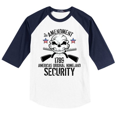 2nd Amendment 1789 Homeland Security Baseball Sleeve Shirt