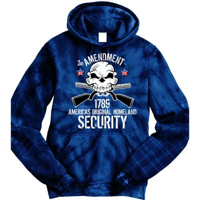 2nd Amendment 1789 Homeland Security Tie Dye Hoodie