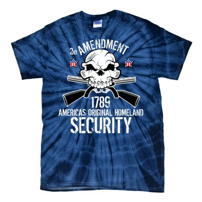 2nd Amendment 1789 Homeland Security Tie-Dye T-Shirt