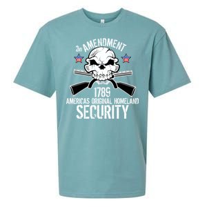 2nd Amendment 1789 Homeland Security Sueded Cloud Jersey T-Shirt