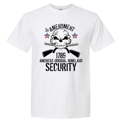 2nd Amendment 1789 Homeland Security Garment-Dyed Heavyweight T-Shirt