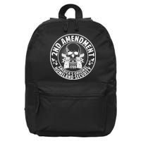 2nd Amendment America's Original Homeland Security 16 in Basic Backpack