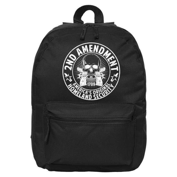 2nd Amendment America's Original Homeland Security 16 in Basic Backpack