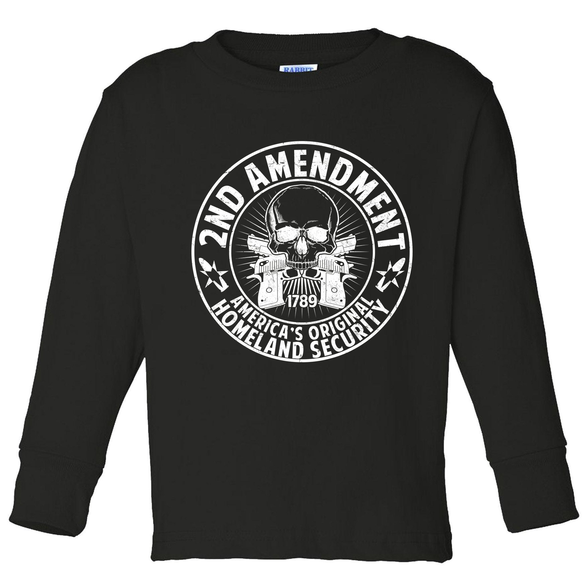 2nd Amendment America's Original Homeland Security Toddler Long Sleeve Shirt