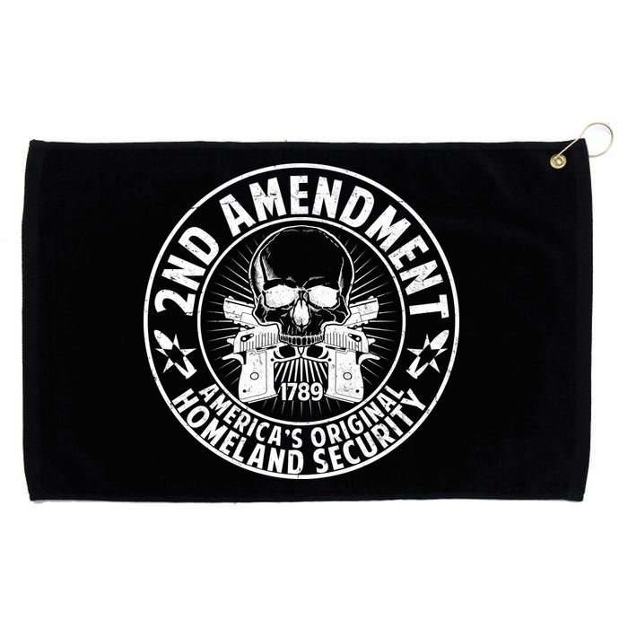 2nd Amendment America's Original Homeland Security Grommeted Golf Towel