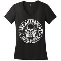 2nd Amendment America's Original Homeland Security Women's V-Neck T-Shirt