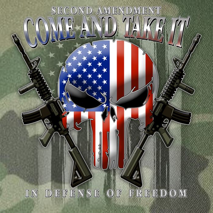 2nd Amendment Come And Take It In Defense Of Freedom Legacy Tie Dye Trucker Hat