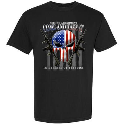 2nd Amendment Come And Take It In Defense Of Freedom Garment-Dyed Heavyweight T-Shirt