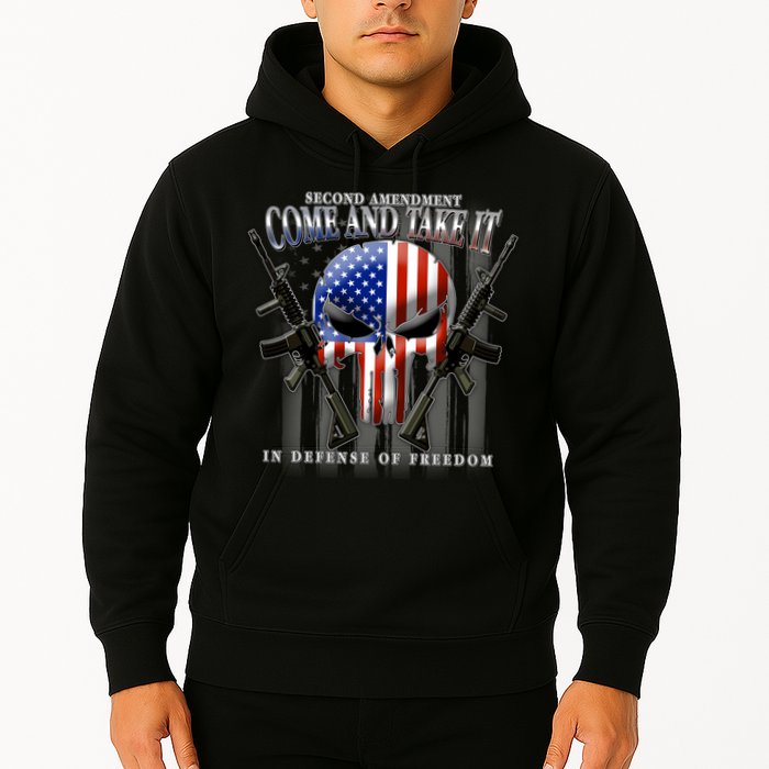 2nd Amendment Come And Take It In Defense Of Freedom Hoodie