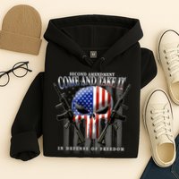 2nd Amendment Come And Take It In Defense Of Freedom Hoodie