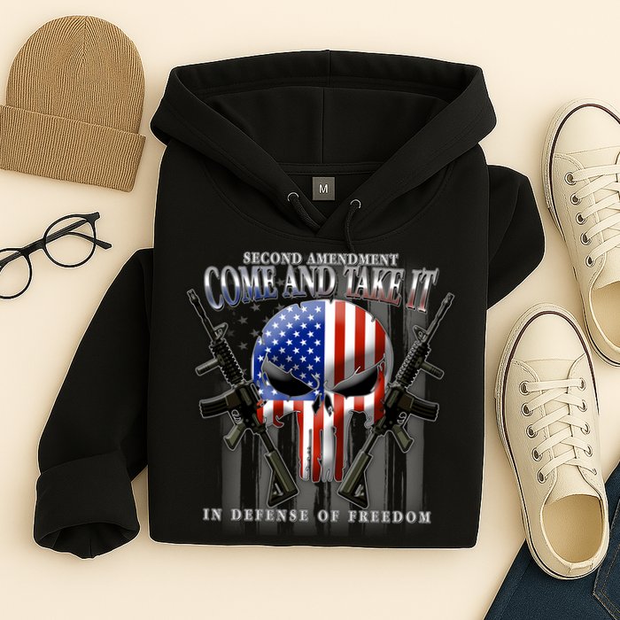 2nd Amendment Come And Take It In Defense Of Freedom Hoodie