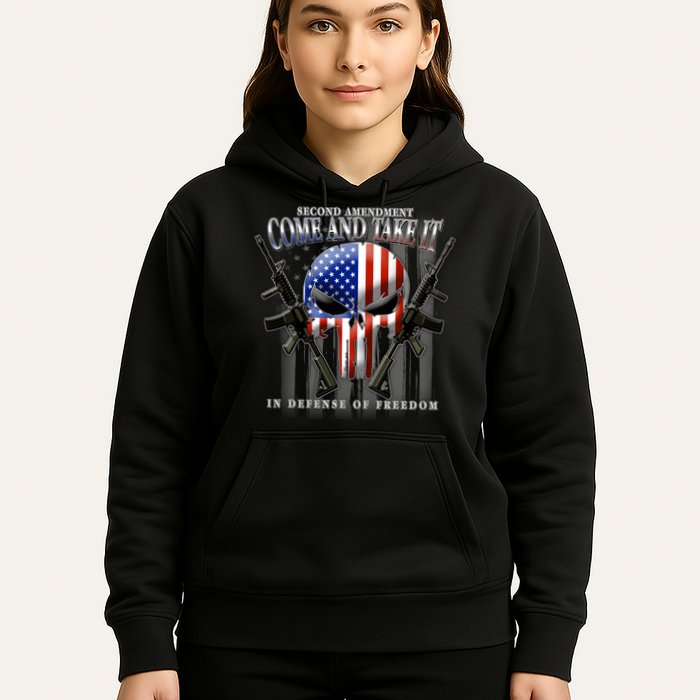 2nd Amendment Come And Take It In Defense Of Freedom Hoodie