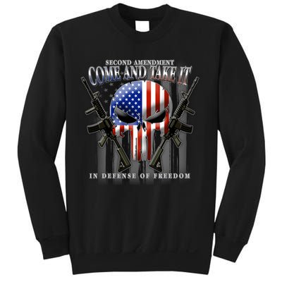 2nd Amendment Come And Take It In Defense Of Freedom Sweatshirt