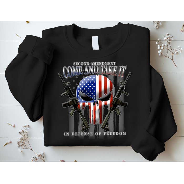 2nd Amendment Come And Take It In Defense Of Freedom Sweatshirt
