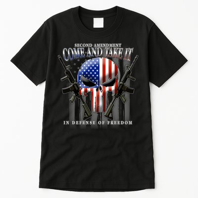 2nd Amendment Come And Take It In Defense Of Freedom Tall T-Shirt