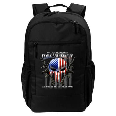 2nd Amendment Come And Take It In Defense Of Freedom Daily Commute Backpack