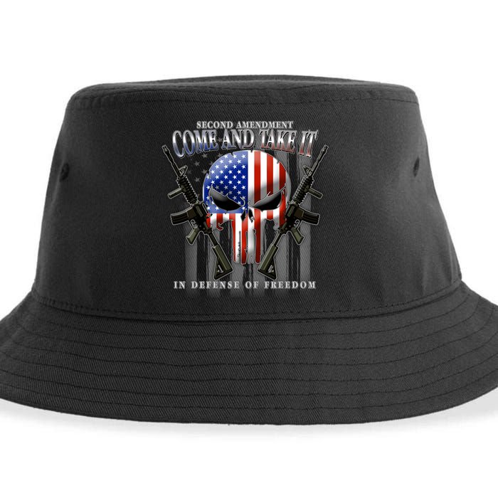 2nd Amendment Come And Take It In Defense Of Freedom Sustainable Bucket Hat