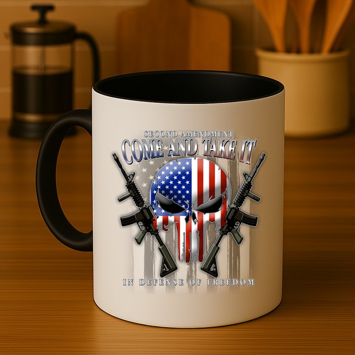 2nd Amendment Come And Take It In Defense Of Freedom Mug