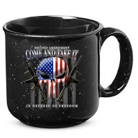 2nd Amendment Come And Take It In Defense Of Freedom 15oz Campfire Ceramic Mug