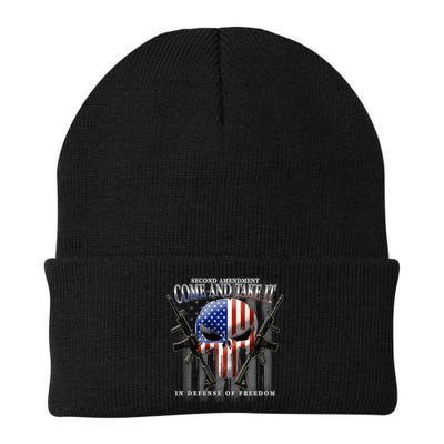 2nd Amendment Come And Take It In Defense Of Freedom Beanie