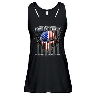 2nd Amendment Come And Take It In Defense Of Freedom Ladies Essential Flowy Tank
