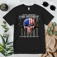 2nd Amendment Come And Take It In Defense Of Freedom Premium T-Shirt