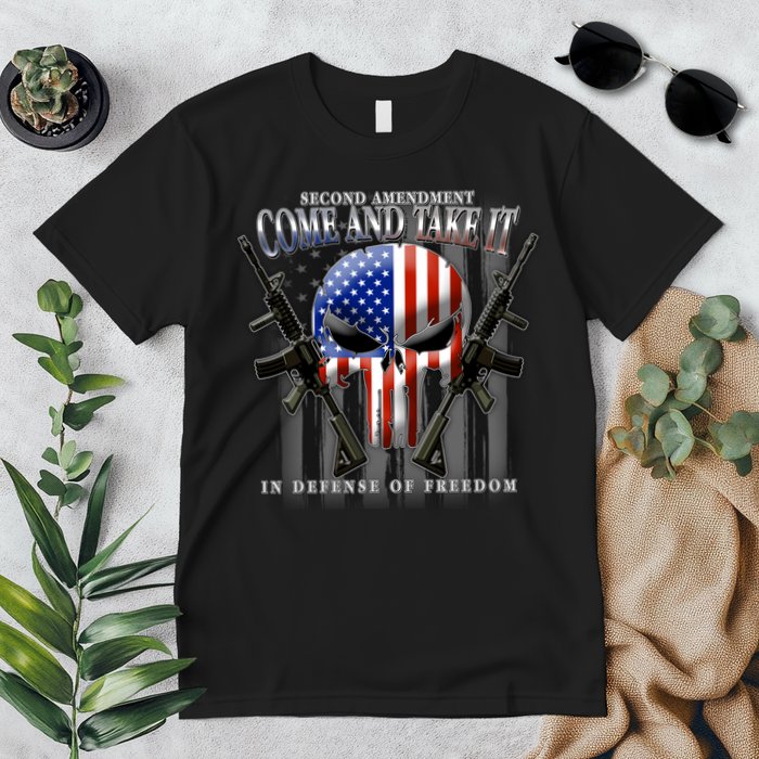 2nd Amendment Come And Take It In Defense Of Freedom Premium T-Shirt