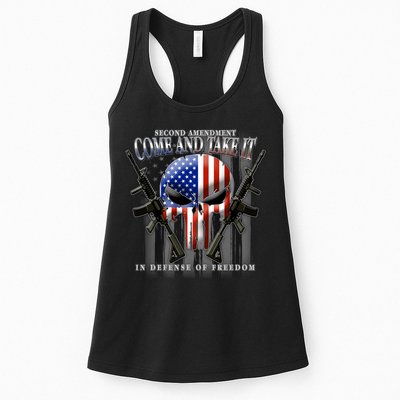 2nd Amendment Come And Take It In Defense Of Freedom Womens Tank Top
