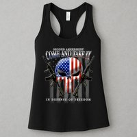 2nd Amendment Come And Take It In Defense Of Freedom Womens Tank Top