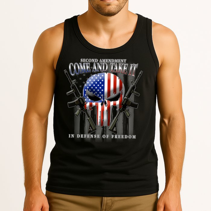 2nd Amendment Come And Take It In Defense Of Freedom Tank Top