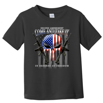 2nd Amendment Come And Take It In Defense Of Freedom Toddler T-Shirt