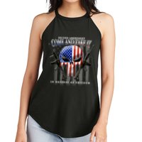 2nd Amendment Come And Take It In Defense Of Freedom Women's Perfect Tri Rocker Tank