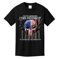 2nd Amendment Come And Take It In Defense Of Freedom Kids T-Shirt