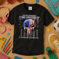 2nd Amendment Come And Take It In Defense Of Freedom Kids T-Shirt