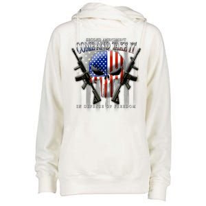 2nd Amendment Come And Take It In Defense Of Freedom Womens Funnel Neck Pullover Hood