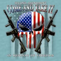 2nd Amendment Come And Take It In Defense Of Freedom Sueded Cloud Jersey T-Shirt