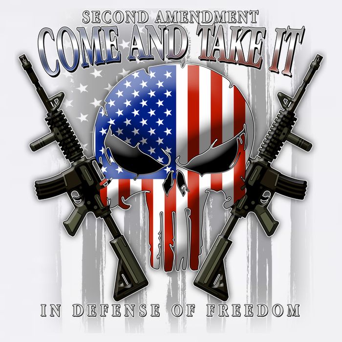 2nd Amendment Come And Take It In Defense Of Freedom Garment-Dyed Sweatshirt