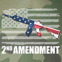 2nd Amendment Distressed American Flag Legacy Tie Dye Trucker Hat