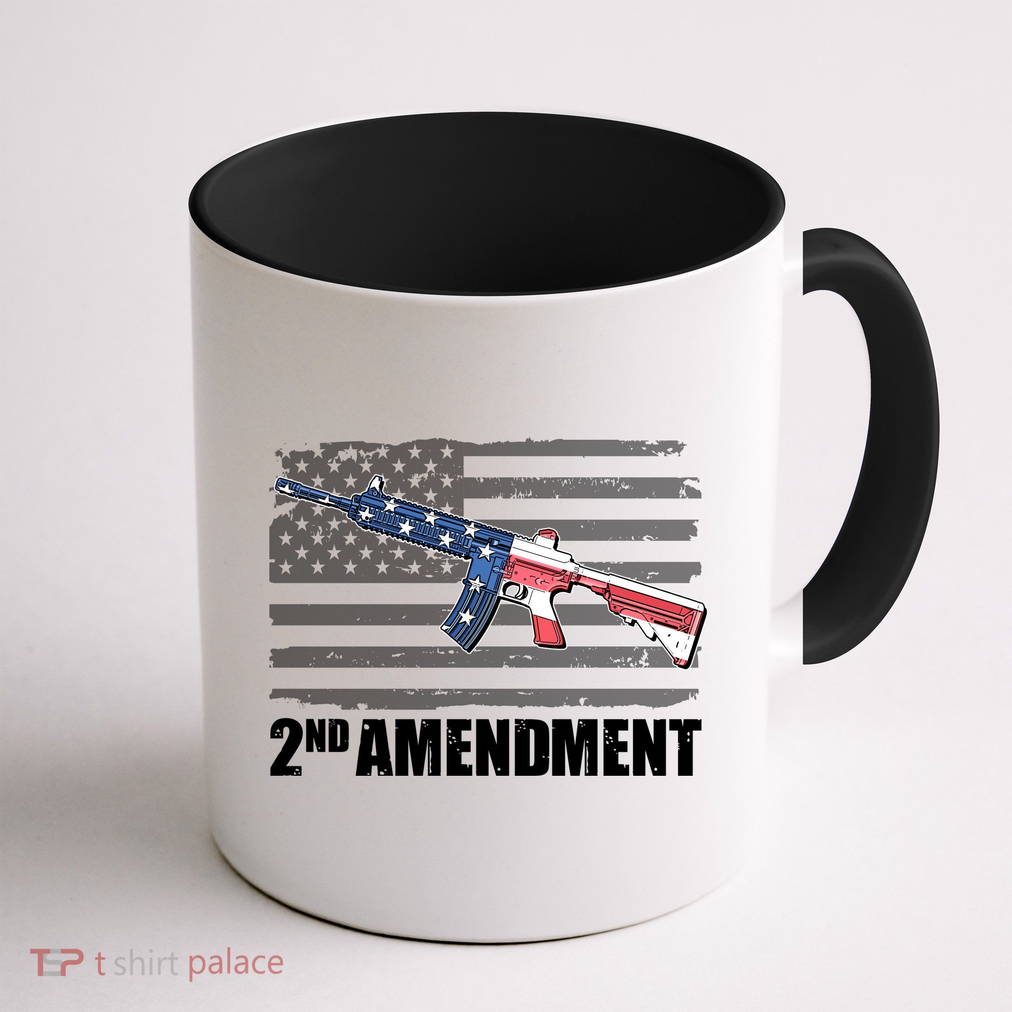 2nd Amendment Distressed American Flag Mug