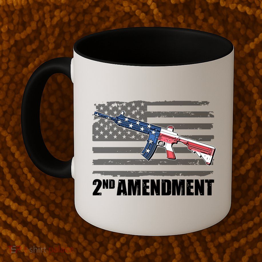 2nd Amendment Distressed American Flag Mug