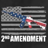 2nd Amendment Distressed American Flag 15oz Campfire Ceramic Mug