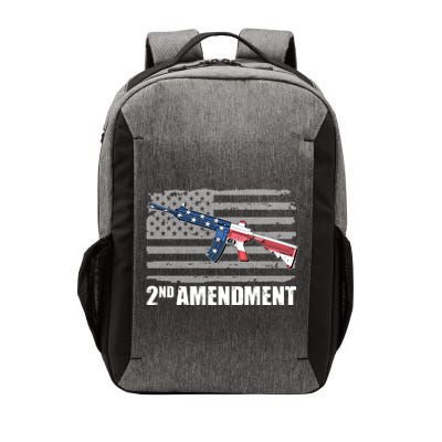 2nd Amendment Distressed American Flag Vector Backpack