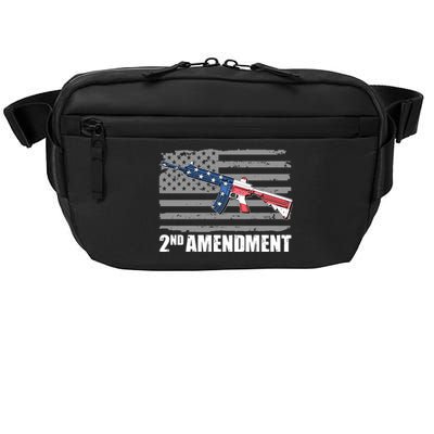 2nd Amendment Distressed American Flag Crossbody Pack