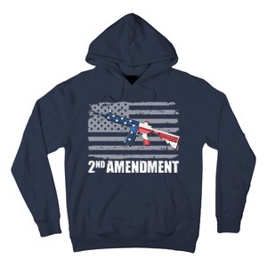 2nd Amendment Distressed American Flag Hoodie